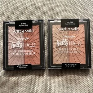 Wet n Wild MegaGlo Hello Halo Blushlighter Duo - Highlight Bling & I Met Someone